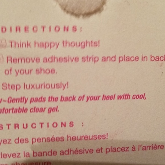 Heel gel liners clear Free when B2G1 FREE Bundle made w/ mention of this - Picture 3 of 8